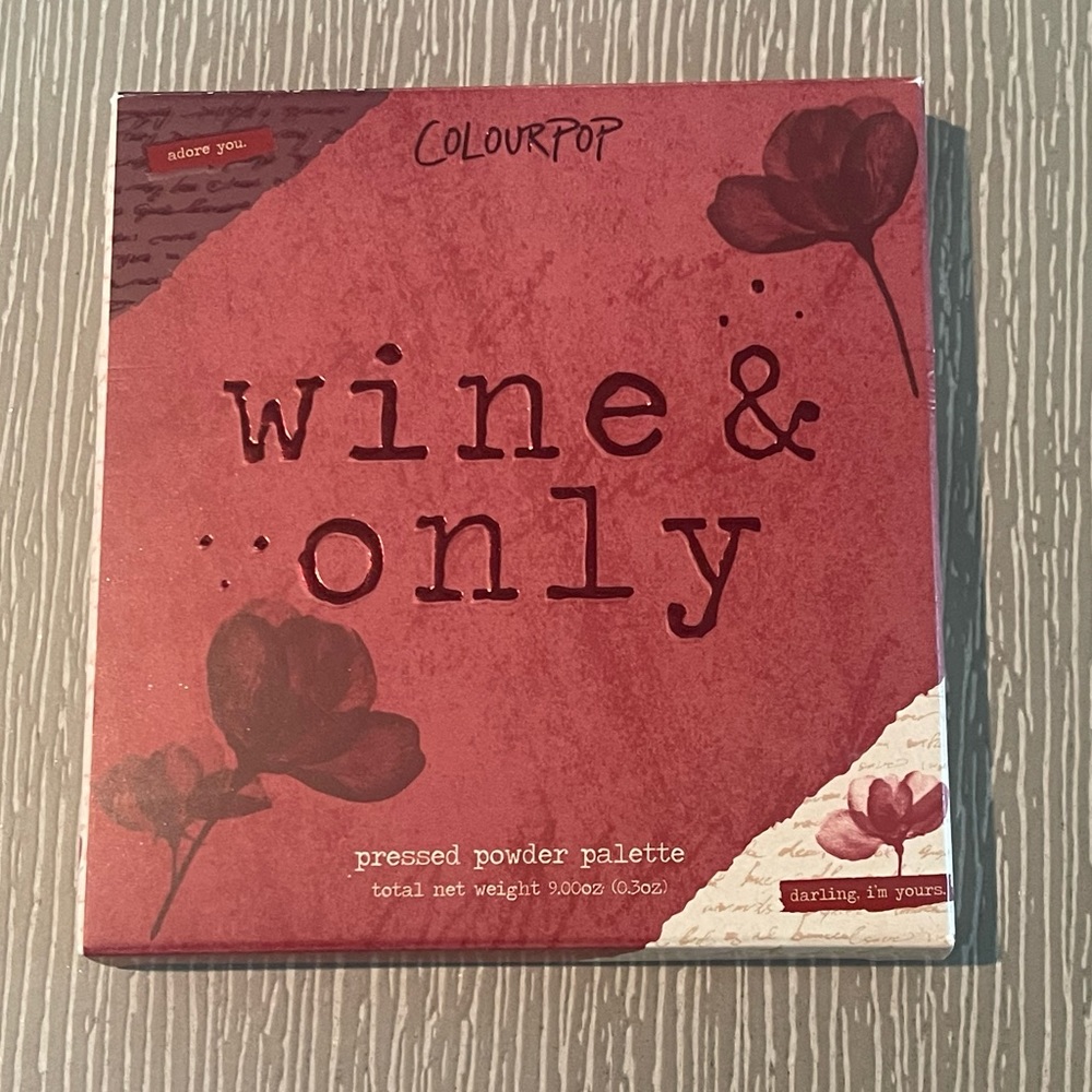 Colourpop Wine and Only eye palette